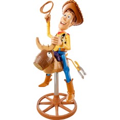 Boneco Toy Story Cowboy Wood CLX49 - Mattel