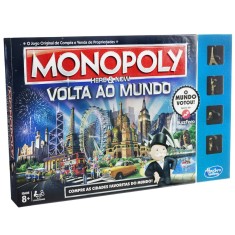 Jogo Monopoly Volta ao Mundo Hasbro
