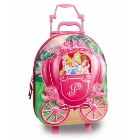 Mochila com Rodinhas Escolar Dermiwil Princesas da Disney Princesas 10886