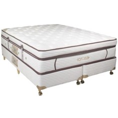 Colchão Queen Size Mola Castor Queen Eurotop Supreme Bamboo 158 x 36 x 198 cm