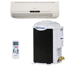 Ar Condicionado Split Hi Wall Springer Carrier Maxiflex 12.000BTUs Controle Remoto Frio 42RWCA012515LS / 38KCC12515MS