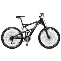 Bicicleta Master Bike 21 Marchas Aro 26 Suspensão Full Suspension Freio V-Brake Totem 26158