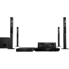 Home Theater Philips com Blu-Ray 3D 1.000 W 5.1 Canais Karaokê 1 HDMI HTB5580/78
