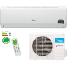 Ar Condicionado Split Hi Wall Midea Vita 9000 BTUs Inverter Controle Remoto Frio 42MKCA09M5 / 38MKCA09M5