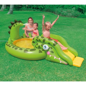 Piscina Inflável 110 l Redonda Intex Playground Jacaré