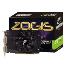 Placa de Video NVIDIA GeForce GTX 750 1 GB GDDR5 128 Bits Zogis ZOGTX750-1GD5