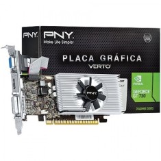 Placa de Video NVIDIA GeForce GT 730 2 GB DDR3 128 Bits PNY VCGGT7302D3LXPB