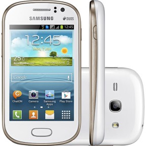 Smartphone Samsung Galaxy Fame Duos 4GB S6812 5,0 MP 2 Chips Android 4.1 (Jelly Bean) 3G Wi-Fi