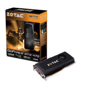 Placa de Video NVIDIA GeForce GTX 470 1,2 GB GDDR5 320 Bits Zotac ZT-40201-10P