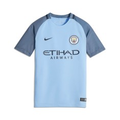 Camisa Torcedor infantil Manchester City I 2016/17 sem Número Nike