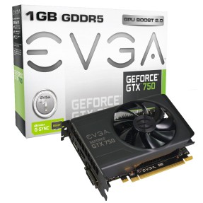 Placa de Video NVIDIA GeForce GTX 750 1 GB GDDR5 128 Bits EVGA 01G-P4-2751-KR