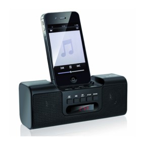 Dock Station com Caixa de Som Integrada Multilaser Rádio FM SP139