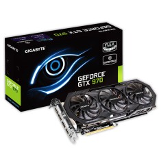 Placa de Video NVIDIA GeForce GTX 970 4 GB GDDR5 256 Bits Gigabyte GV-N970WF3OC-4GD