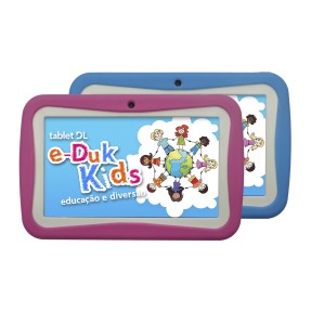 Tablet DL Eletrônicos 4GB TFT 7" Android 4.1 (Jelly Bean) 2 MP e-Duk Kids