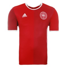 Camisa Torcedor Dinamarca I 2016 sem Número Adidas