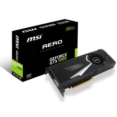 Placa de Video NVIDIA GeForce GTX 1080 8 GB GDDR5X 256 Bits MSI GTX 1080 AERO 8G OC