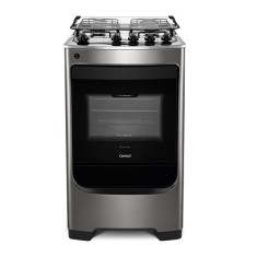 Fogão de Piso Consul 4 Bocas Acendimento Automático Acabamento Inox CFO4NAR