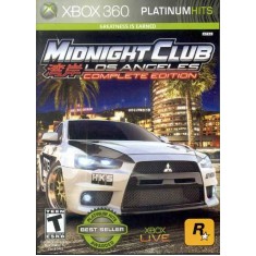 Jogo Midnight Club Los Angeles Complete Edition Xbox 360 Rockstar