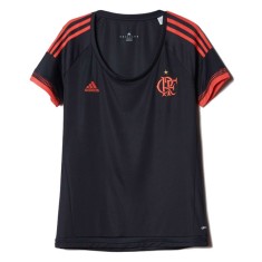 Camisa Jogo Feminina Flamengo III 2016 sem número Adidas