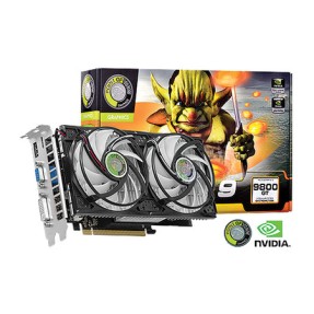Placa de Video NVIDIA GeForce 9800 GT 1 GB DDR3 256 Bits Point Of View R-VGA150913G-2