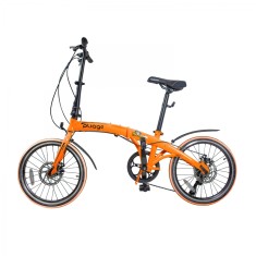 Bicicleta TwoDogs Dobrável 7 Marchas Aro 20 Freio a Disco Pliage