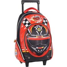 Mochila com Rodinhas Escolar Luxcel Race Cub IC31392RC