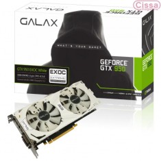 Placa de Video NVIDIA GeForce GTX 950 2 GB GDDR5 128 Bits Galax 95NPH8DVE8EW