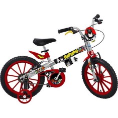 Bicicleta Bandeirante Batman Aro 16 Freio V-Brake Liga da Justiça