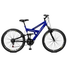 Bicicleta Master Bike 21 Marchas Aro 26 Suspensão Full Suspension Freio V-Brake Kanguru Style