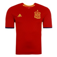 Camisa Torcedor infantil Espanha I 2016 sem Número Adidas
