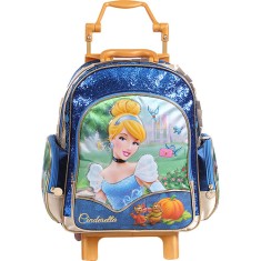 Mochila com Rodinhas Escolar Dermiwil Cinderela 51416 M