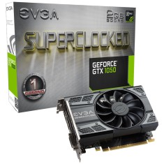 Placa de Video NVIDIA GeForce GTX 1050 2 GB GDDR5 128 Bits EVGA 02G-P4-6152-KR