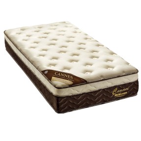 Colchão Solteiro Molas LFK Minaspuma D33 Cannes 98 x 28 x 198 cm