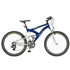 Bicicleta Mountain Bike Fischer 21 Marchas Aro 26 Suspensão Full Suspension Freio V-Brake Vector