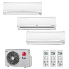 Ar Condicionado Multi Split LG Art Cool 21000 BTUs Inverter Controle Remoto Quente/Frio A3UW21GFA0 / AMNW12GEBA0 / AMNW09GEBA0