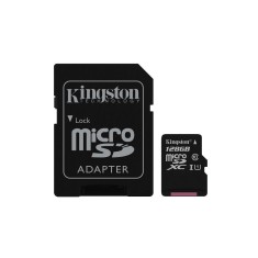Cartão de Memória Micro SDXC com Adaptador Kingston 128 GB SDCX10/128GB