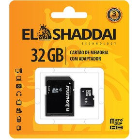 Cartão de Memória SDHC com Adaptador El Shaddai 32 GB 60983