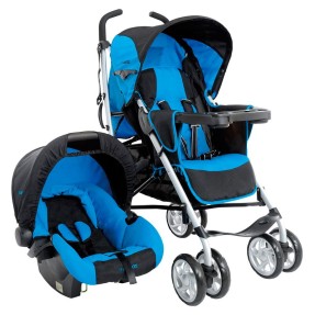 Carrinho de Bebê Travel System com Bebê Conforto Lenox Cross 5252