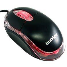 Mouse Óptico USB MO-059 - Braview