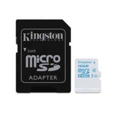 Cartão de Memória Micro SDHC com Adaptador Kingston 16 GB SDCAC/16GB