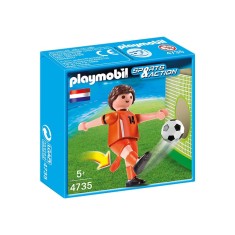 Boneco Playmobil Sports and Action Jogador de Futebol da Holanda 4735 - Sunny