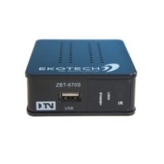 Receptor de TV Digital Full HD USB HDMI Zbt-670S Ekotech