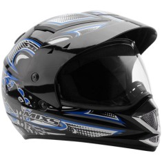 Capacete Mixs Mx Frontier Off-Road com viseira Fecho de engate rápido