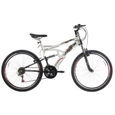 Bicicleta Mountain Bike Track & Bikes 21 Marchas Aro 26 Suspensão Full Suspension Freio V-Brake Boxxer New