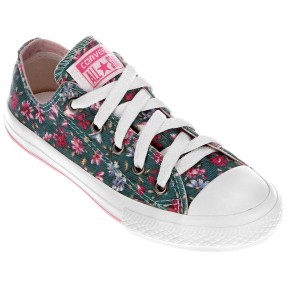 Tênis Converse Infantil (Menina) Casual CT AS Flowers Ox