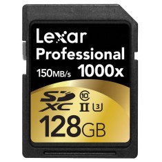 Cartão de Memória SDXC Lexar Professional 128 GB LSD128CRBNA1000
