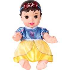 Boneca Princesas Disney Baby Branca de Neve de Vinil Mimo