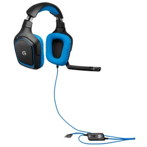 Headset com Microfone Logitech Gaming G430