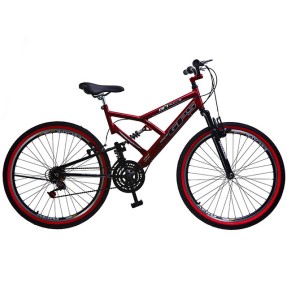 Bicicleta Colli Bikes 21 Marchas Aro 26 Suspensão Full Suspension Freio V-Brake Full-S GPS 148