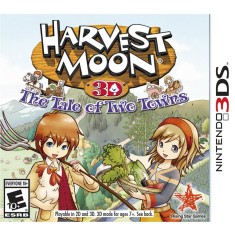 Jogo Harvest Moon 3D: The Tale of Two Towns Rising Star Games Nintendo 3DS